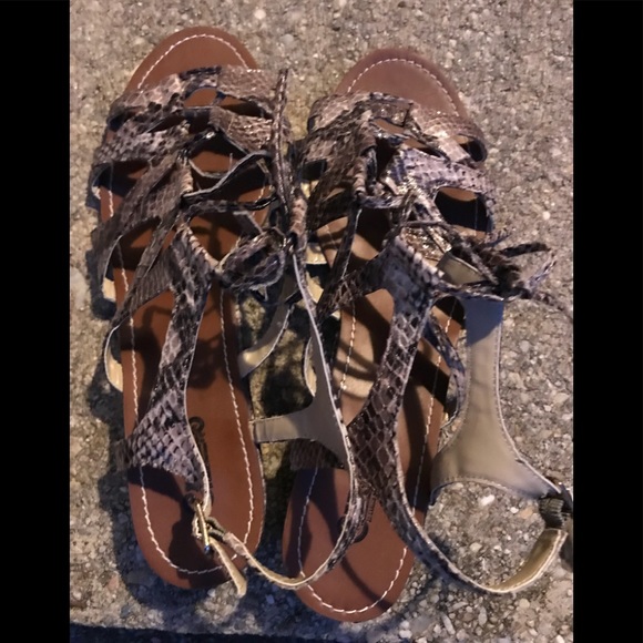 Carlos Santana Shoes - Carlos Santana  snake print sandals